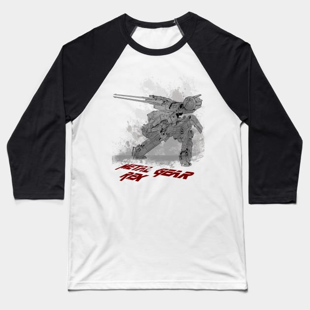 Metal gear Rex Baseball T-Shirt by bside7715